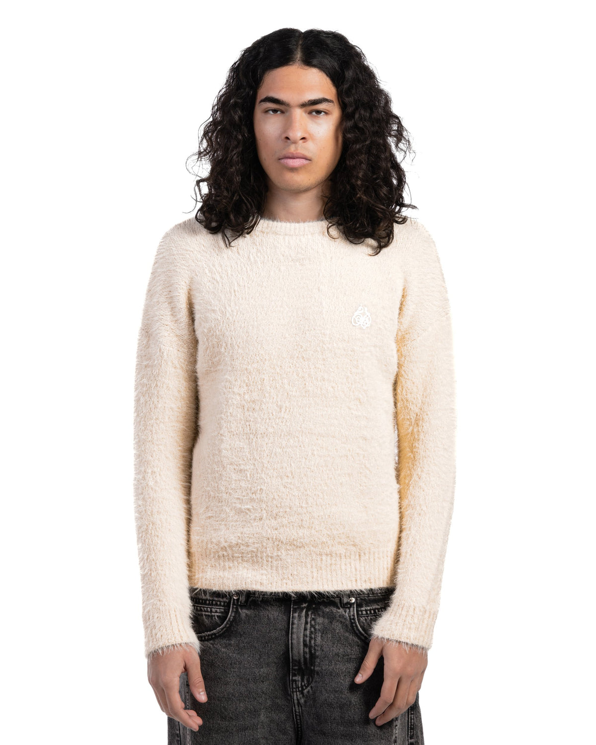 MOHAIR CREAMY SWEATER