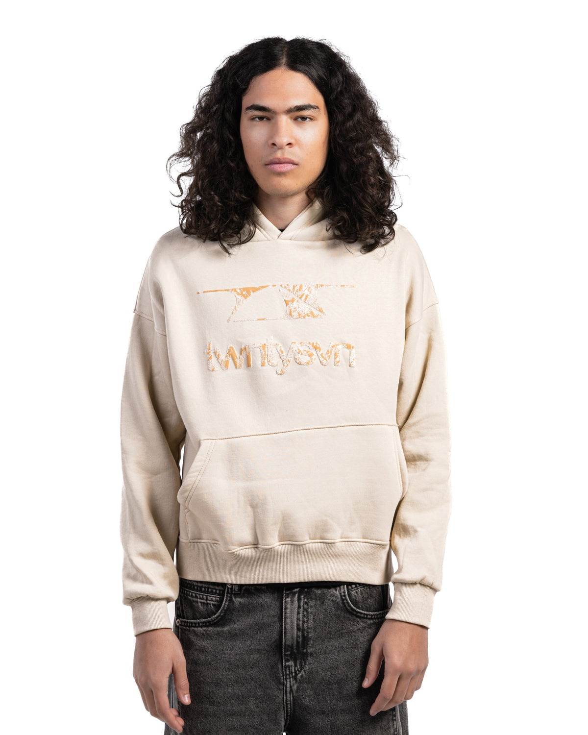 BEIGE CAMO TS HOODIE