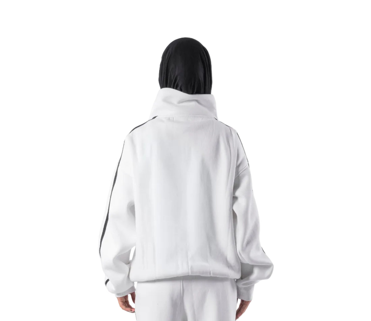 WHITE MOTION HOODIE