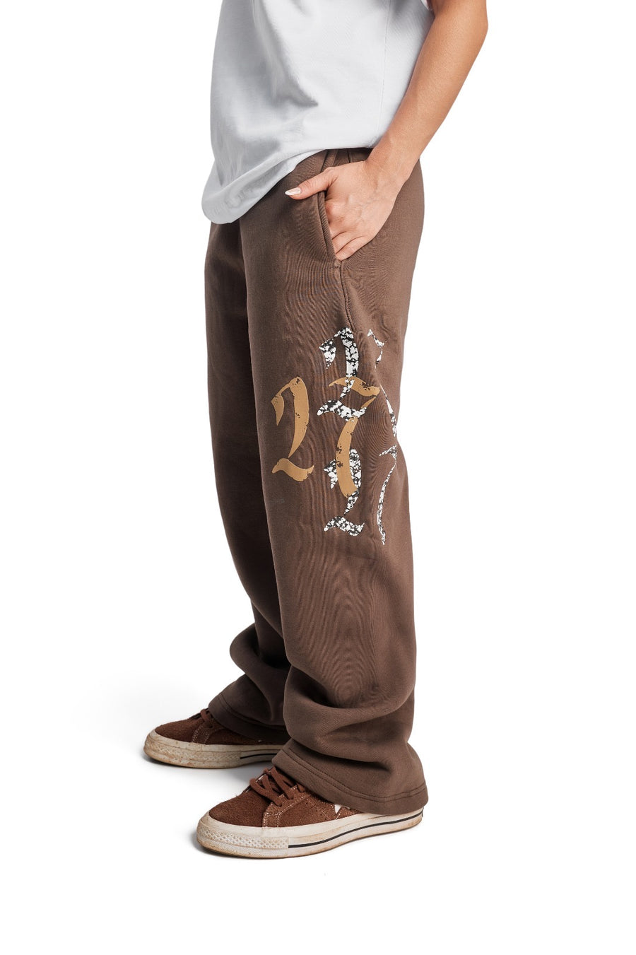 Brown Double Trouble Sweatpants