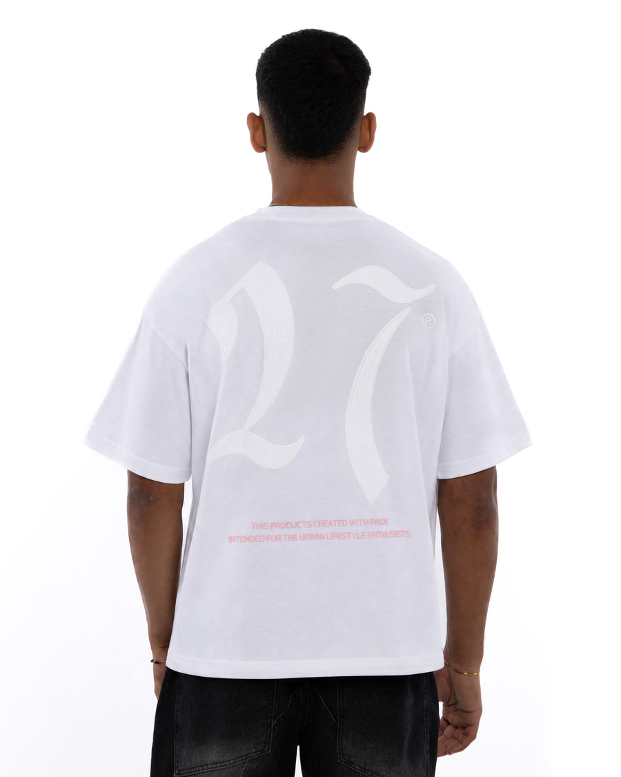 White Puff Tee