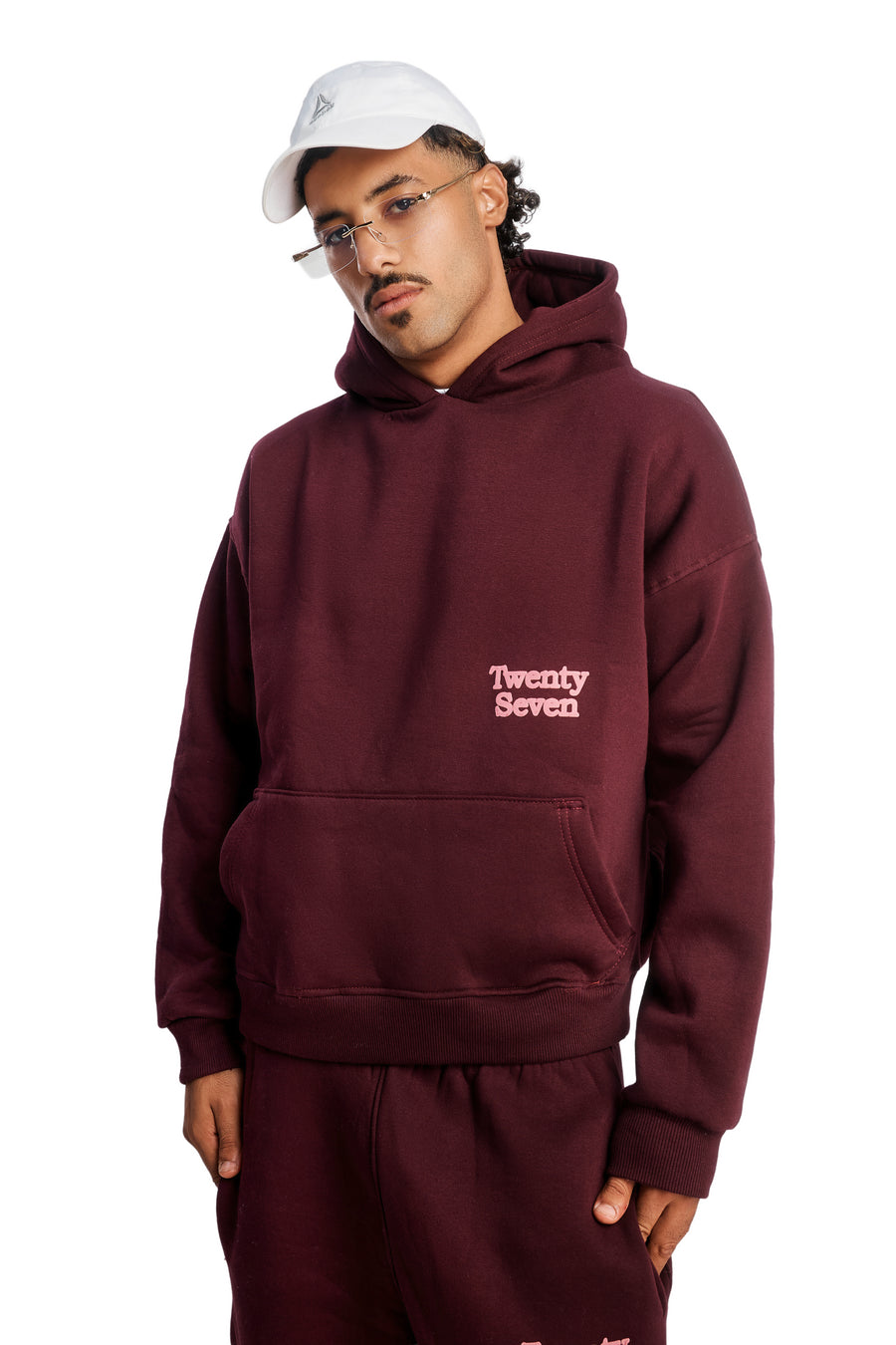Maroon Basic Hoodie