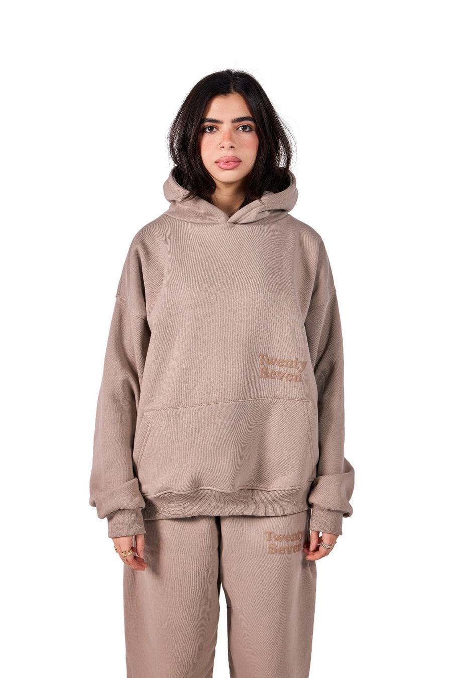 BEIGE Basic HOODIE