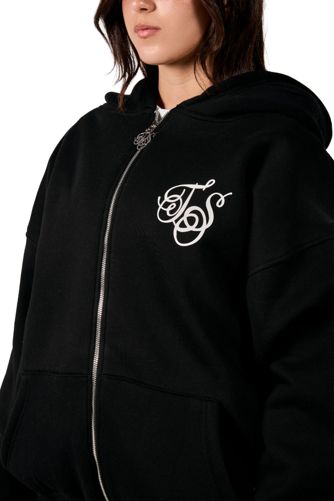 TS BLACK ZIP UP
