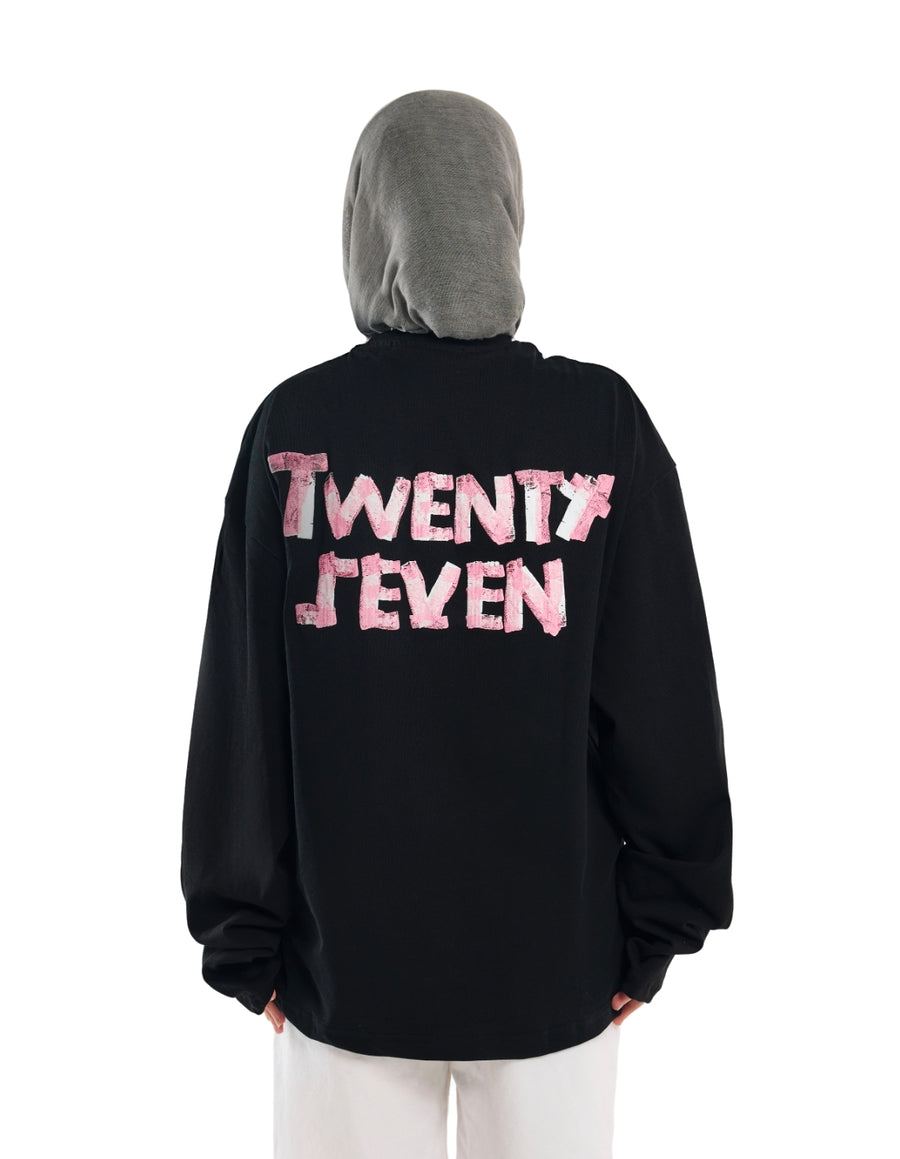 BLACK MONO VIBE LONGSLEEVE