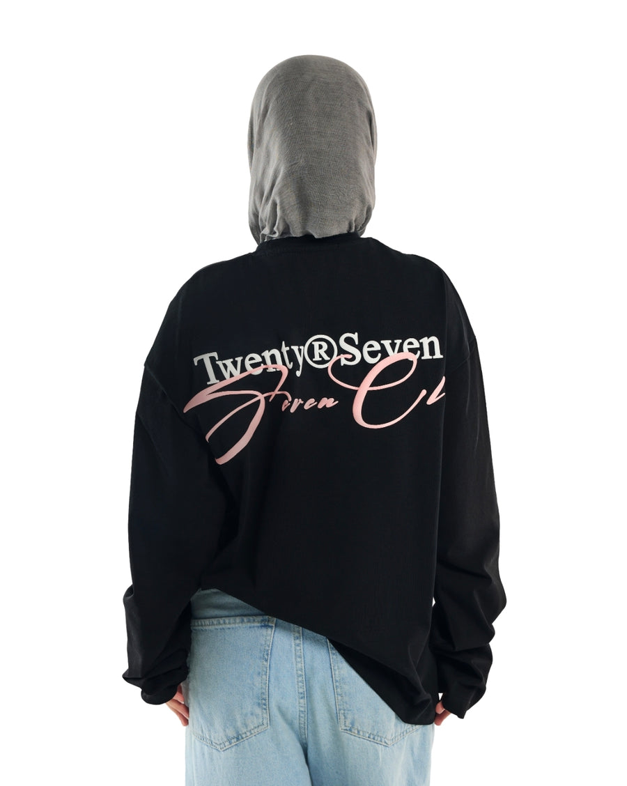 S7 Club BLACK LONGSLEEVE