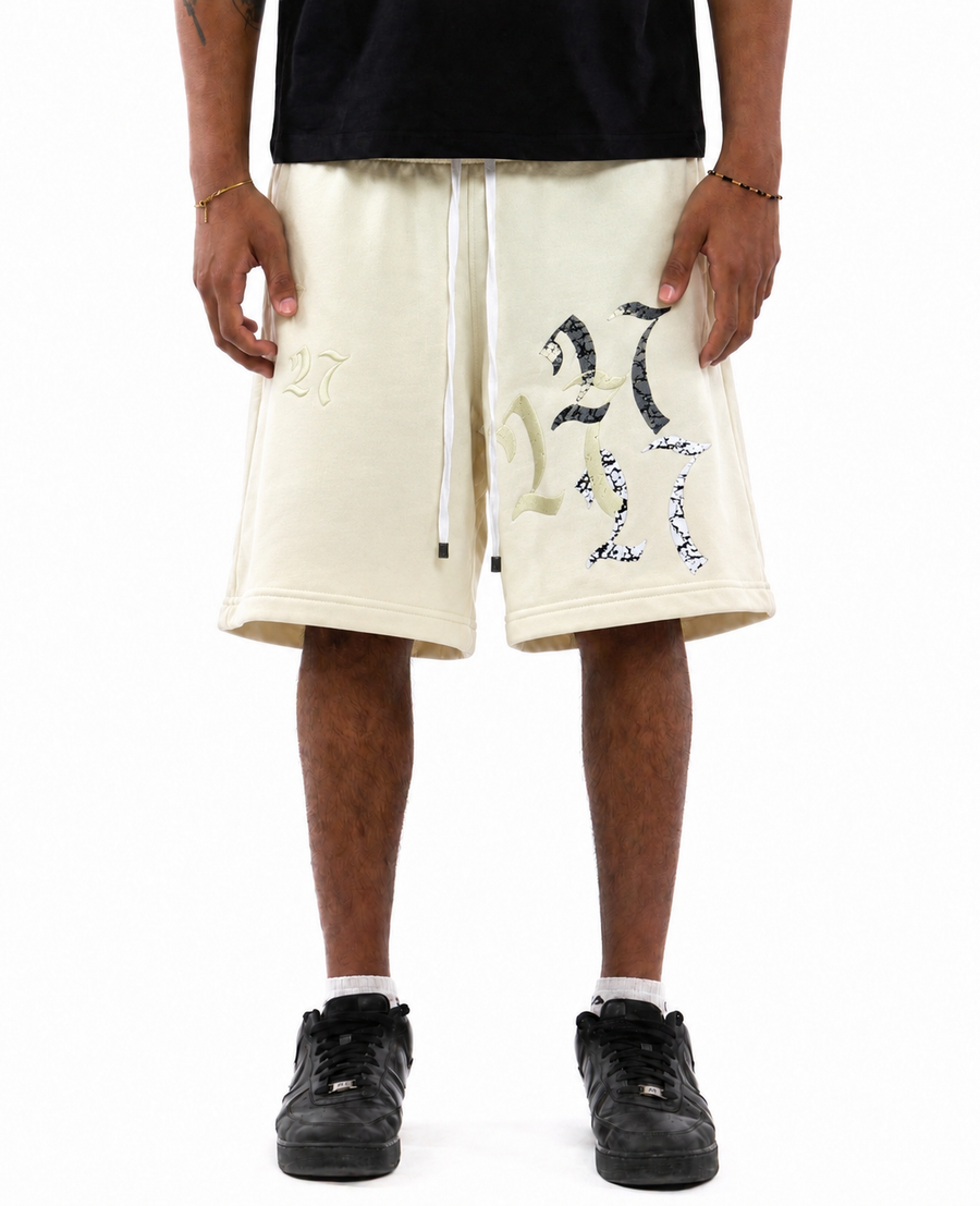 Double Trouble BEIGE Shorts