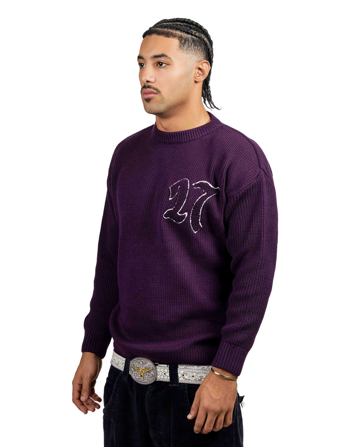 DARK PURPLE 27 SWEATER