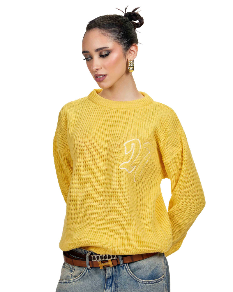 YELLOW 27 SWEATER