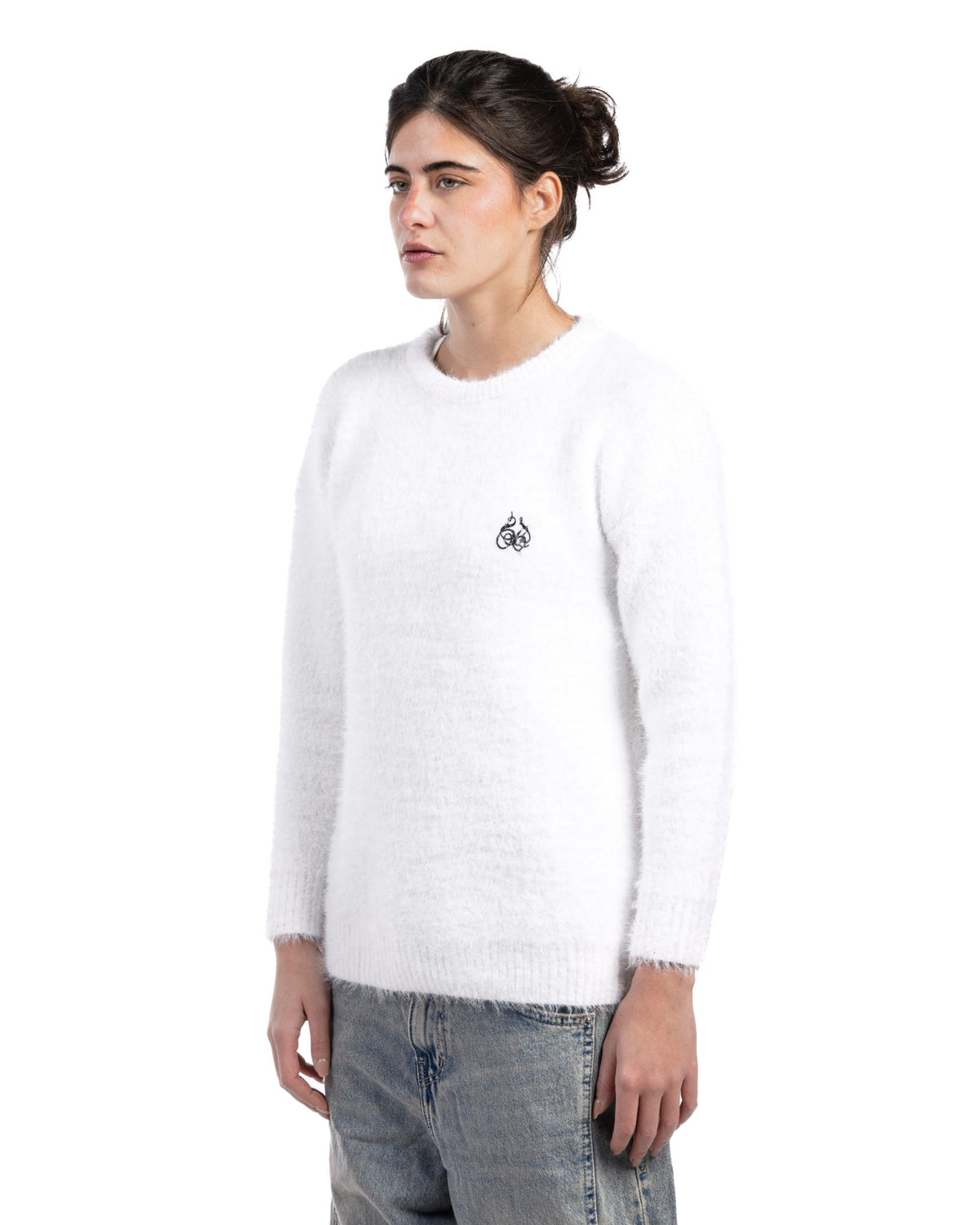 MOHAIR White SWEATER