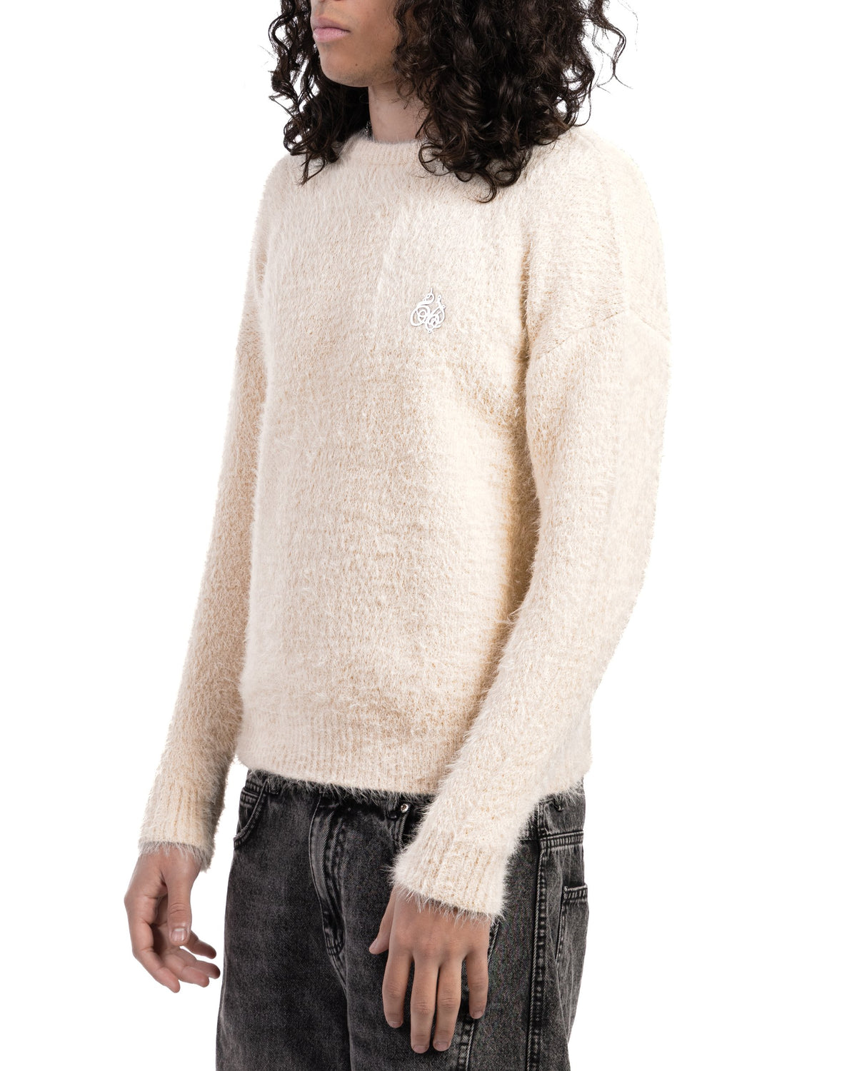 MOHAIR CREAMY SWEATER