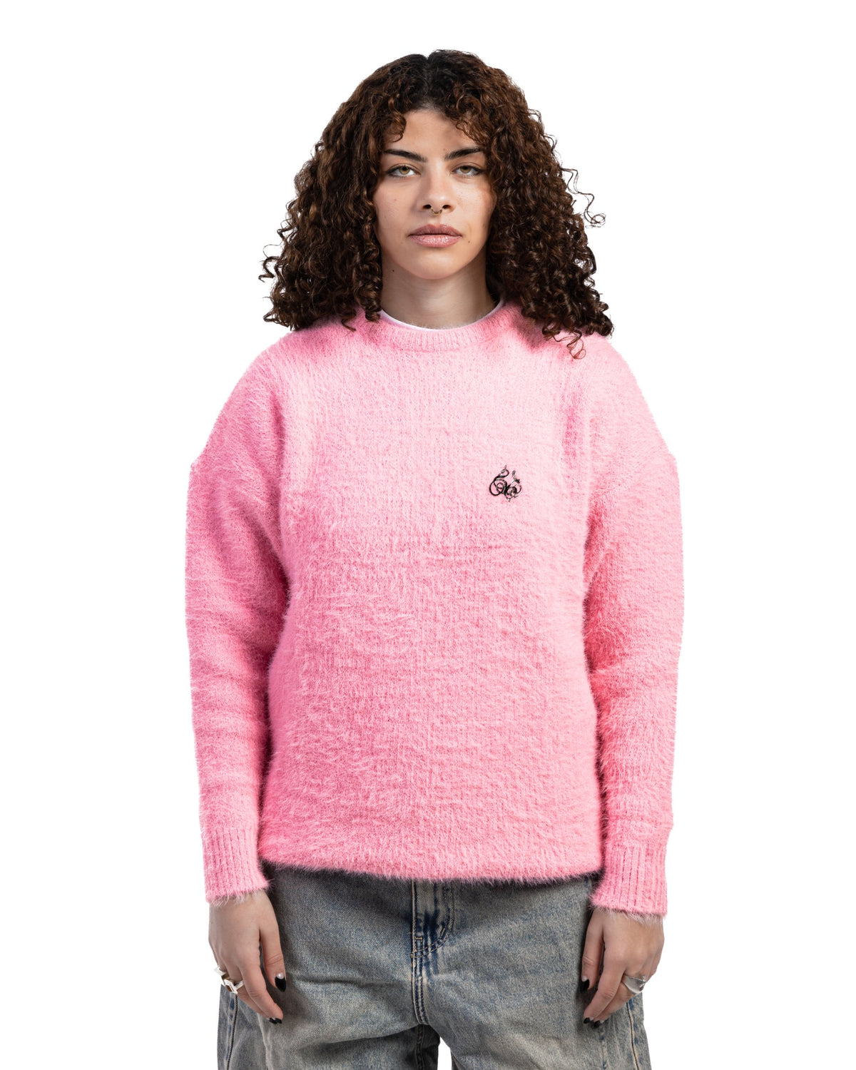 MOHAIR Pink SWEATER