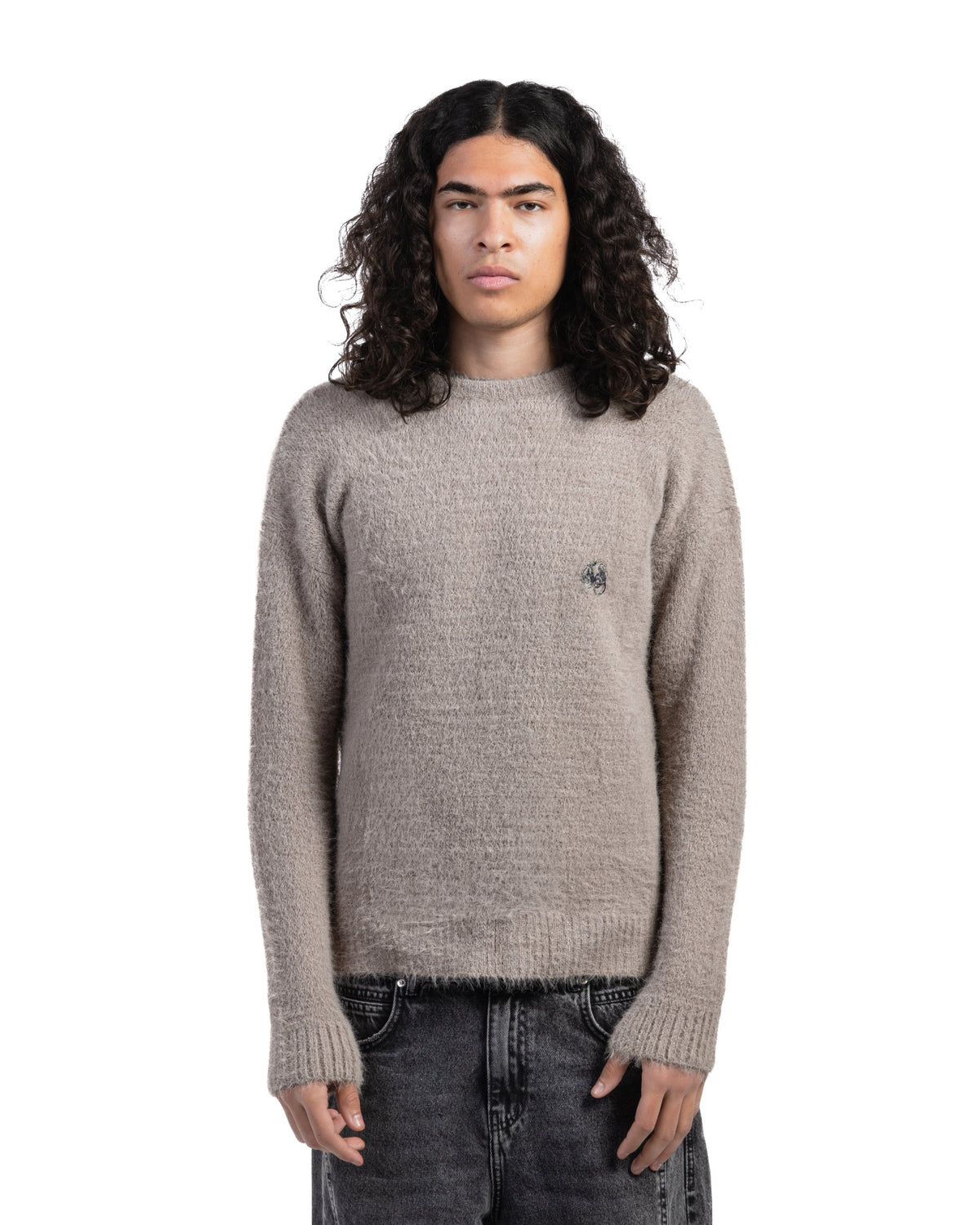 MOHAIR BEIGE SWEATER