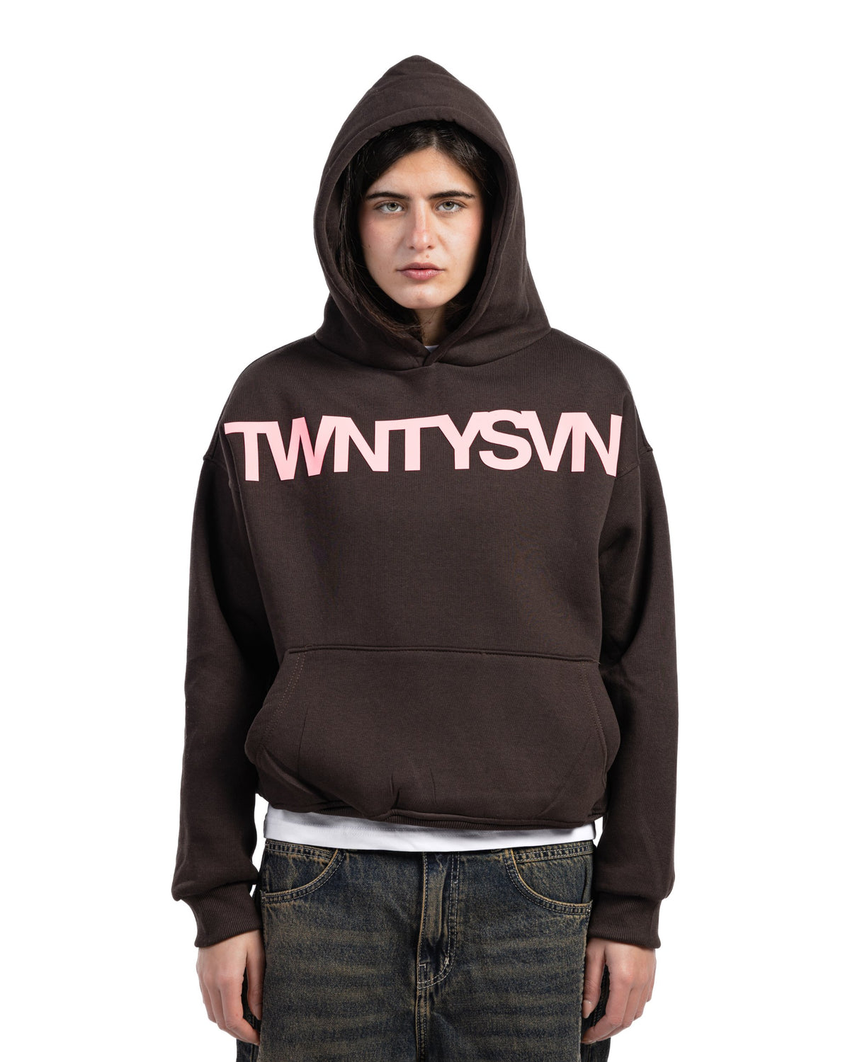 FLOCK BROWN HOODIE