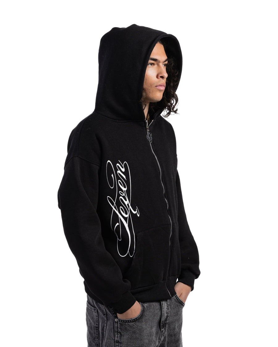 BLACK CLASSIC ZIP UP