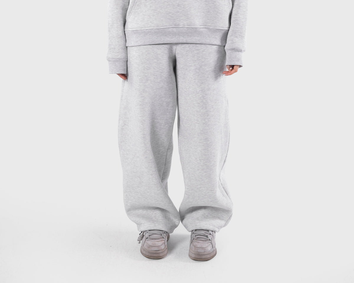 LIGHT GREY FOLDED SWEATPANTS