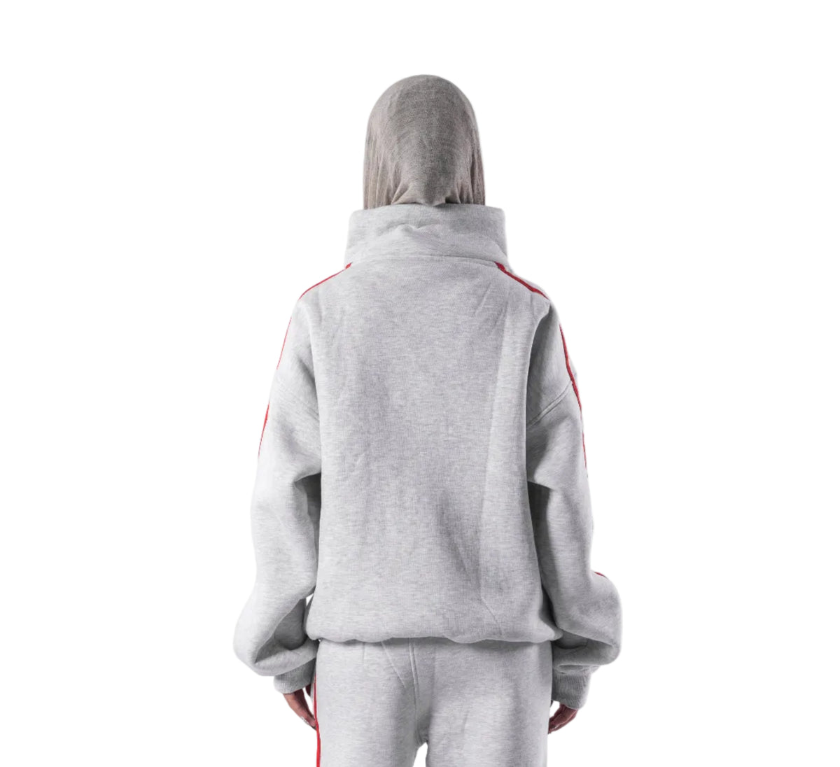 LIGHT GREY MOTION HOODIE