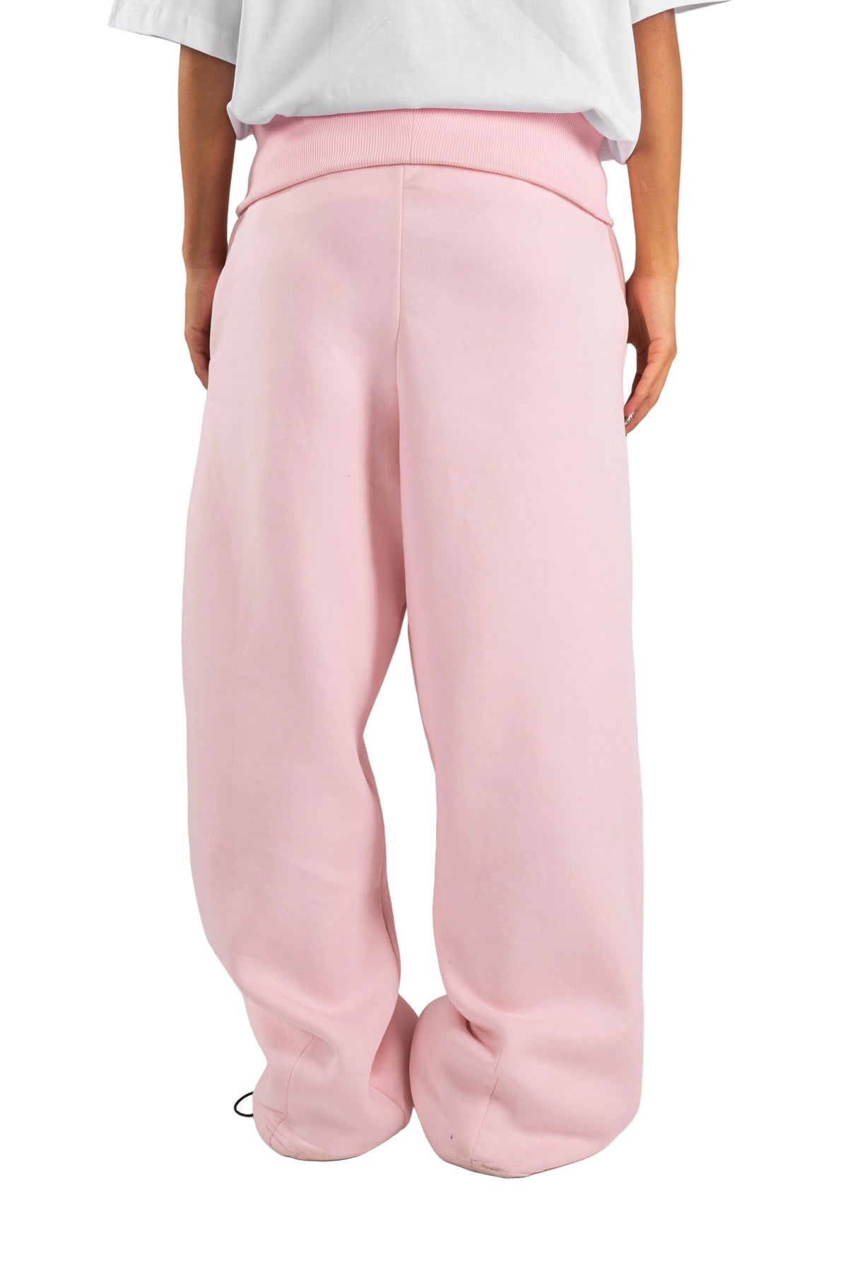 BUBBLEGUM FOLDED SWEATPANTS