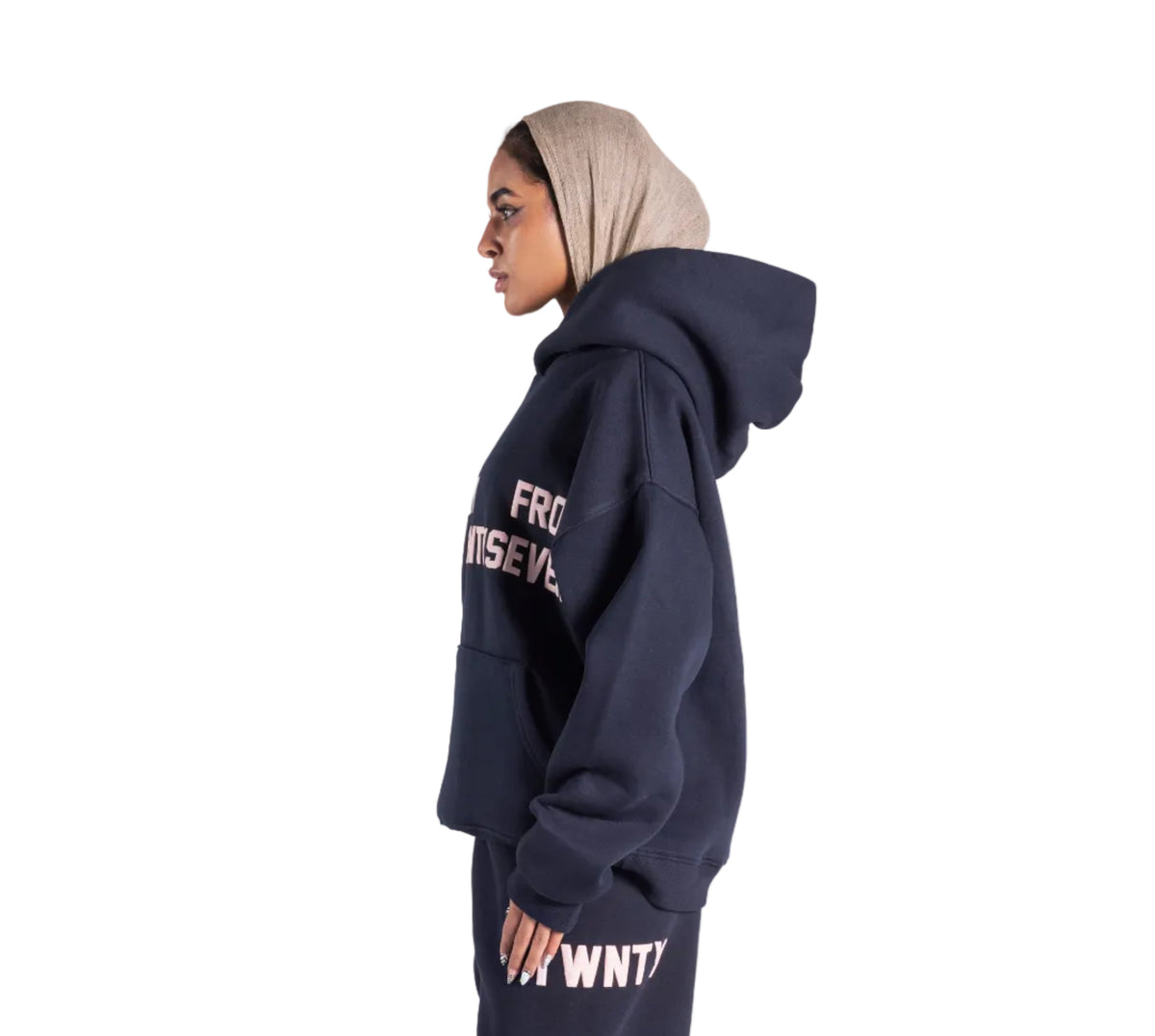 NAVY BLUE X PINK SFC HOODIE