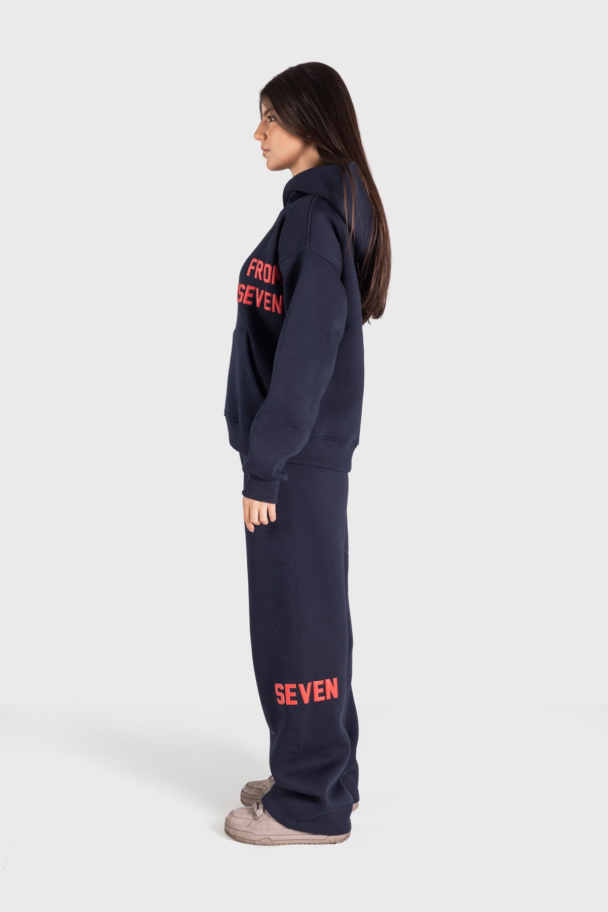 NAVY BLUE X RED SFC SWEATPANTS