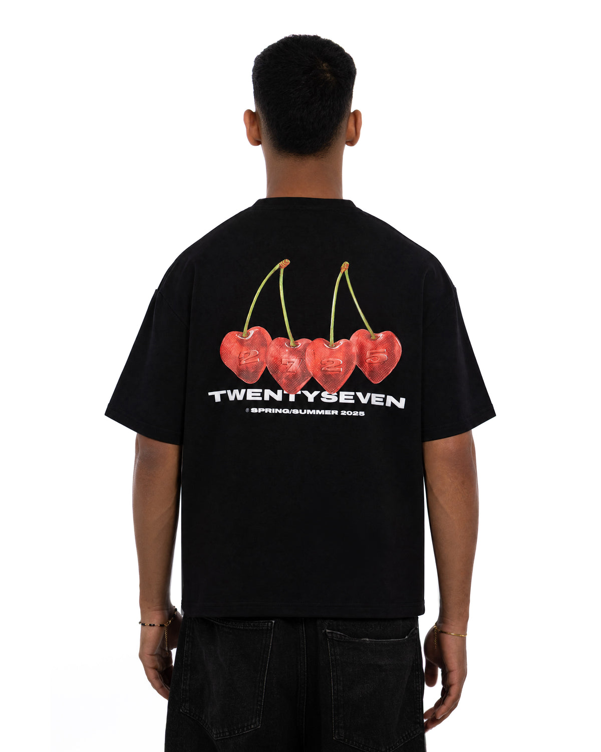 Cherry Pop Black Tee
