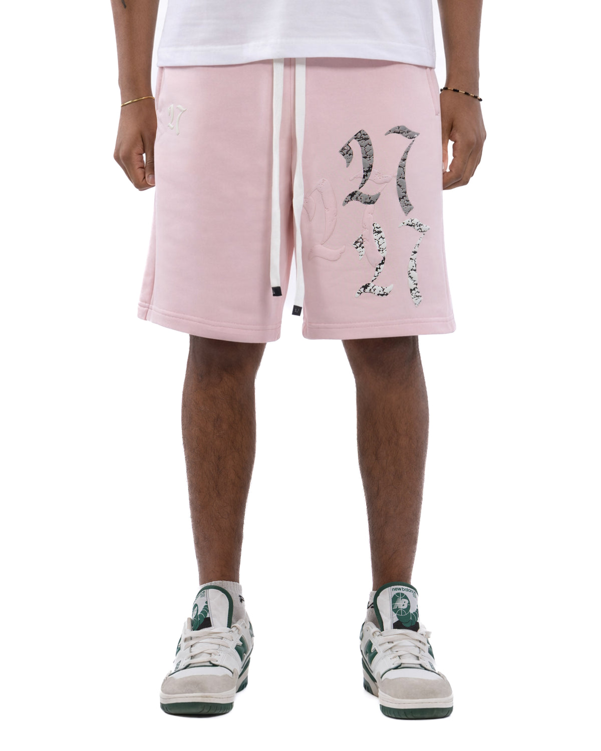 DOUBLE TROUBLE PINK SHORTS