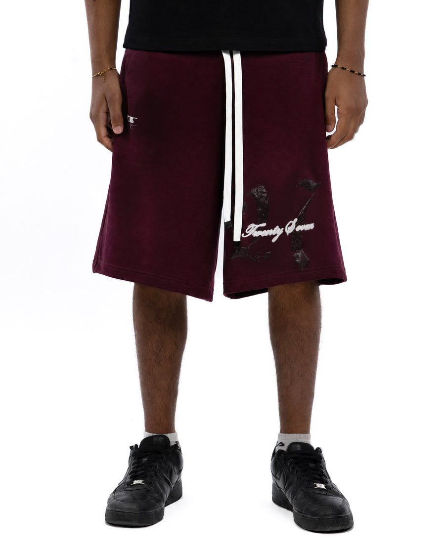 Marked maroon Shorts