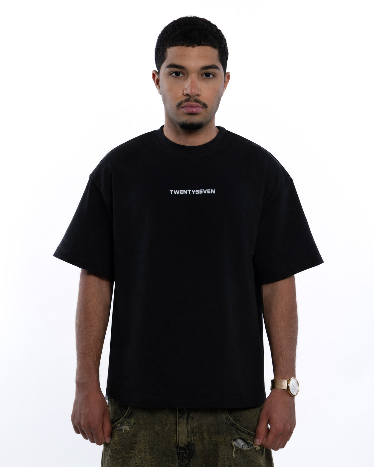 BLACK PHANTOM BLOOM TEE