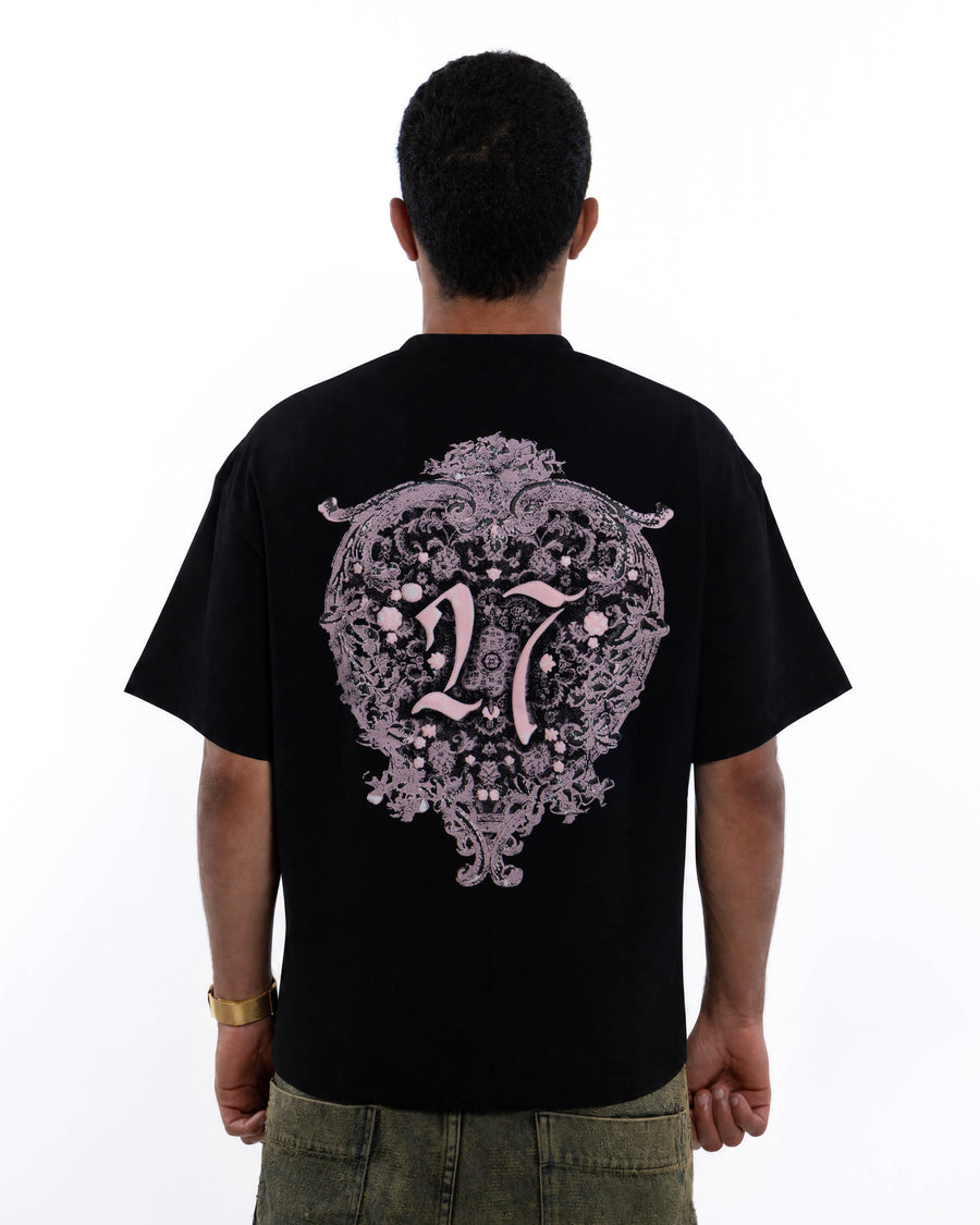 BLACK PHANTOM BLOOM TEE