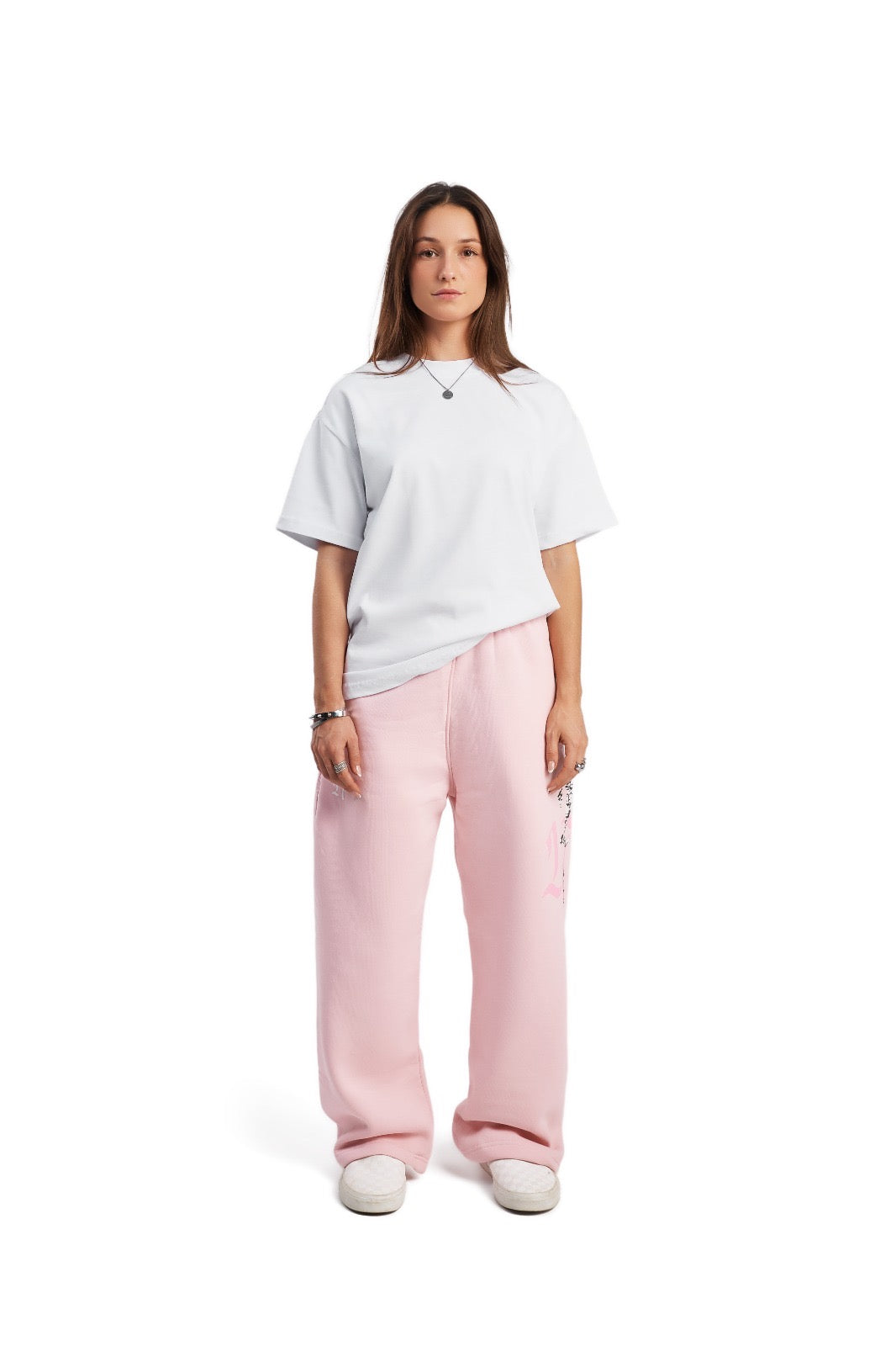 Double Trouble Baby Pink Sweatpants