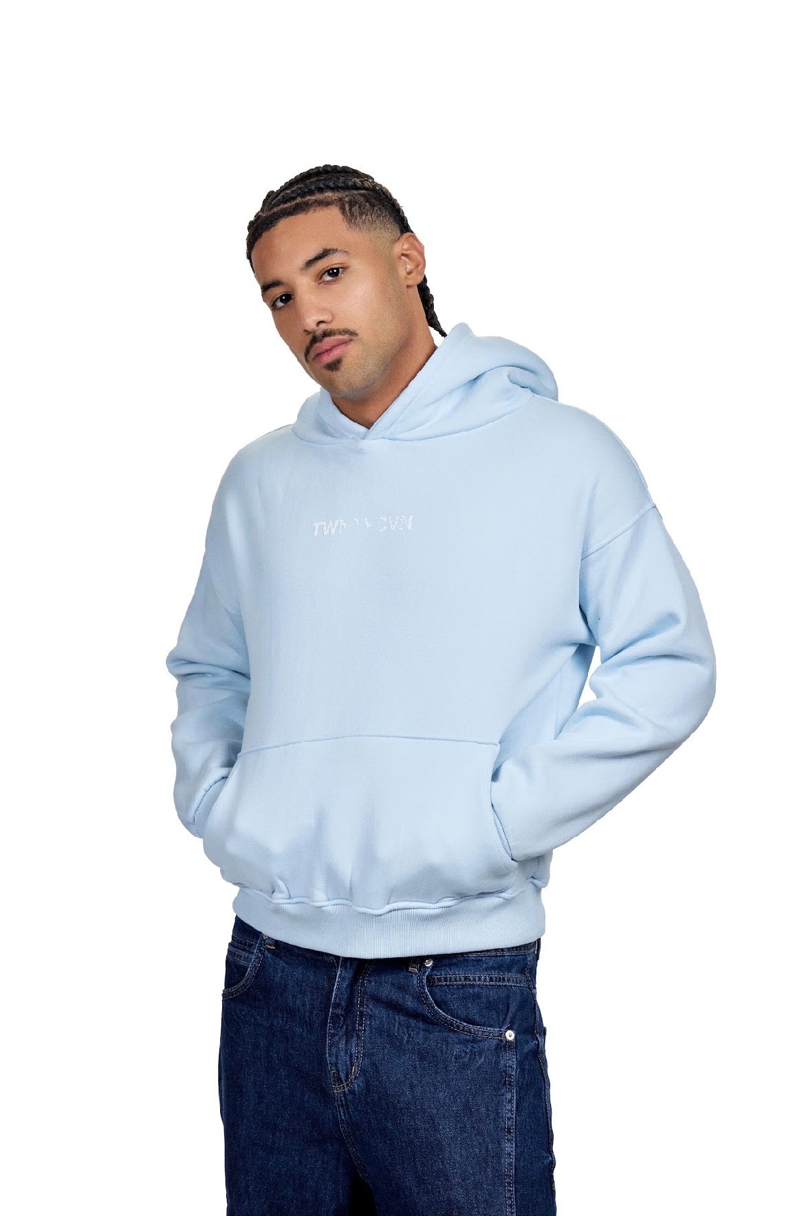 The Seven Baby Blue Hoodie