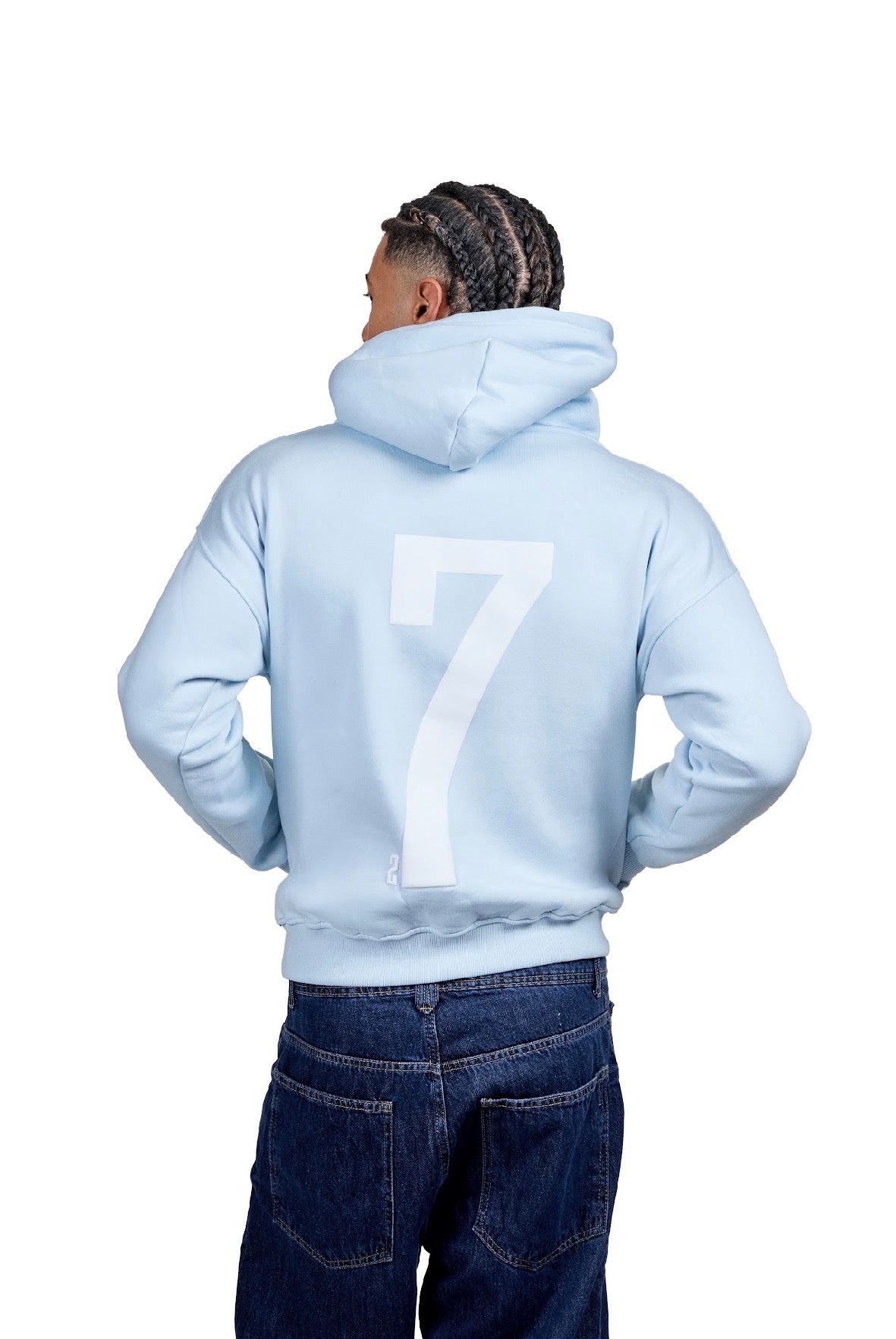 The Seven Baby Blue Hoodie