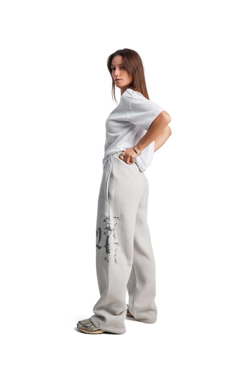 Light Grey Double Trouble Sweatpants (Winter)