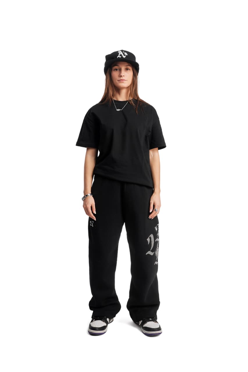 Double Trouble Black Sweatpants (Winter)