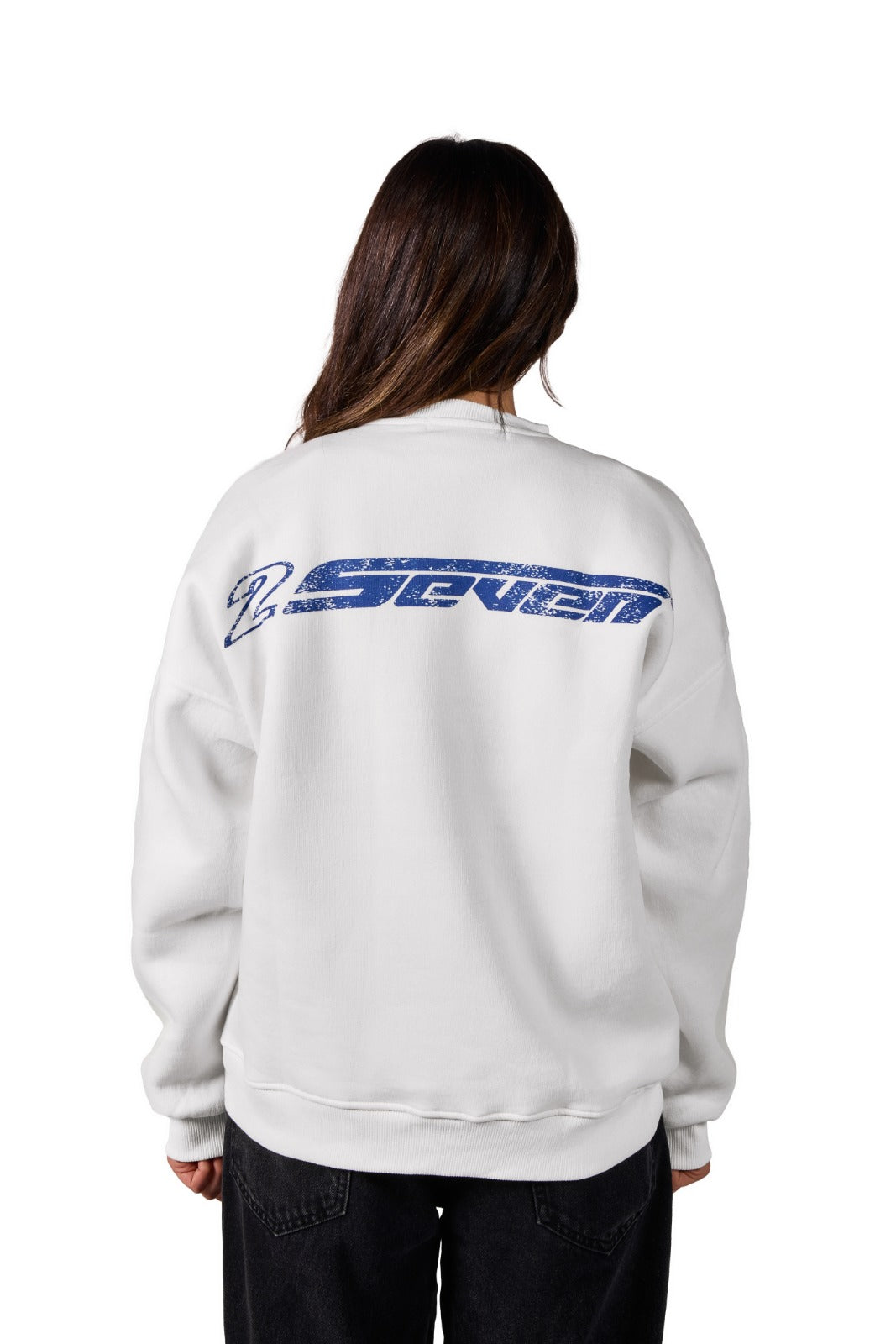 2SEVEN WHITE SWEATSHIRT