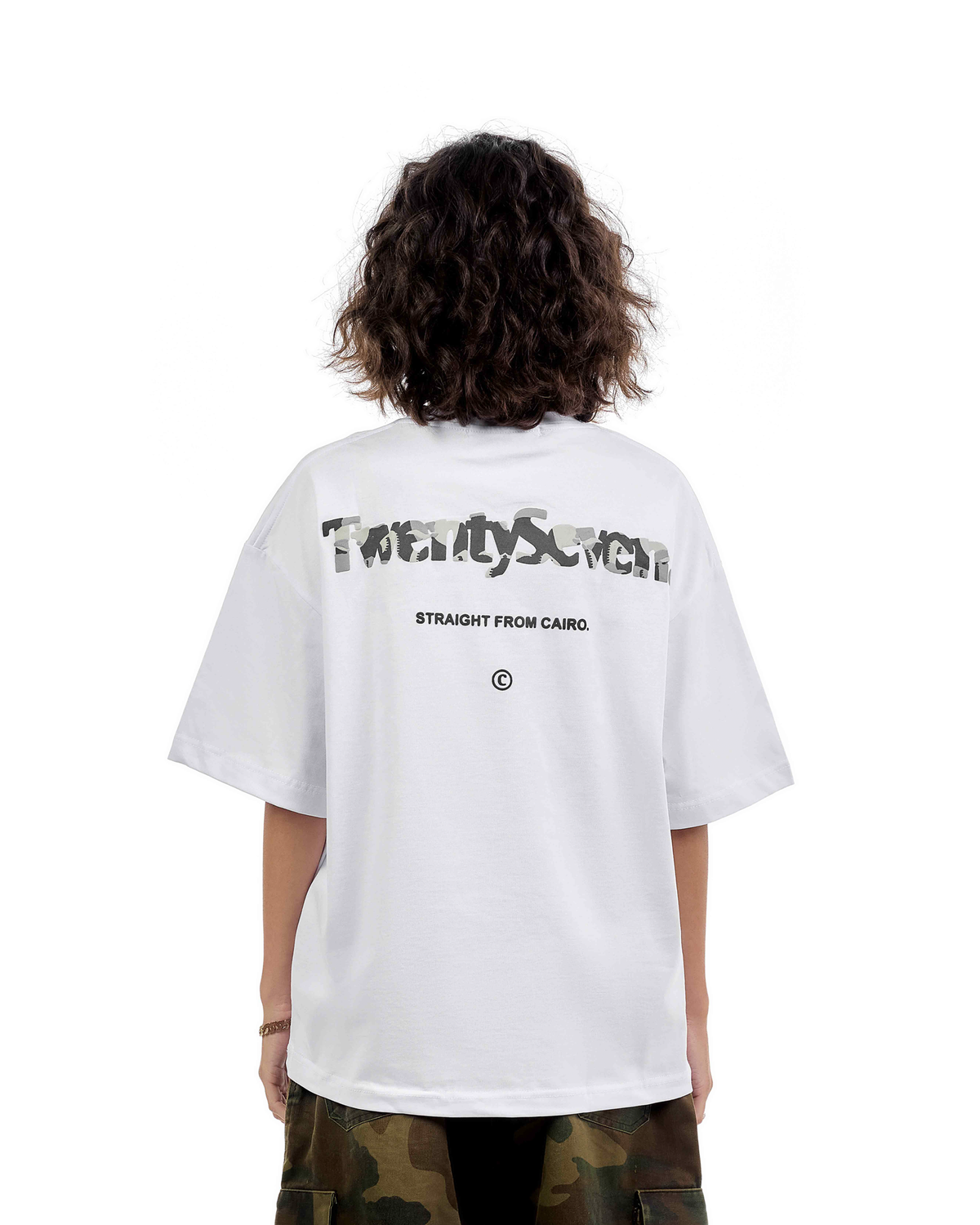 Backline Statement White Tee